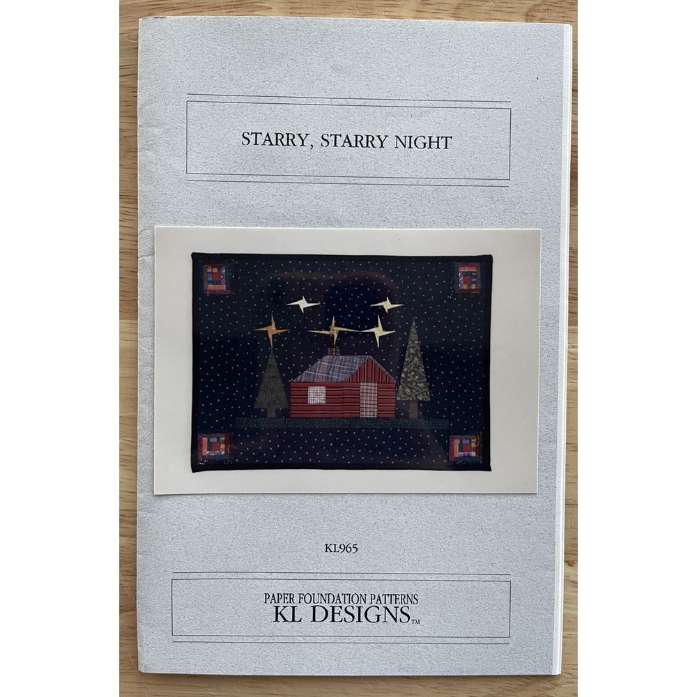 Starry Starry Night Quilt Pattern By‎ KL Designs A Paper Foundation Pattern